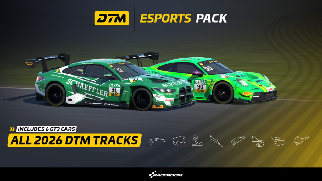 RaceRoom: DTM Esports 2026 verfügbar
